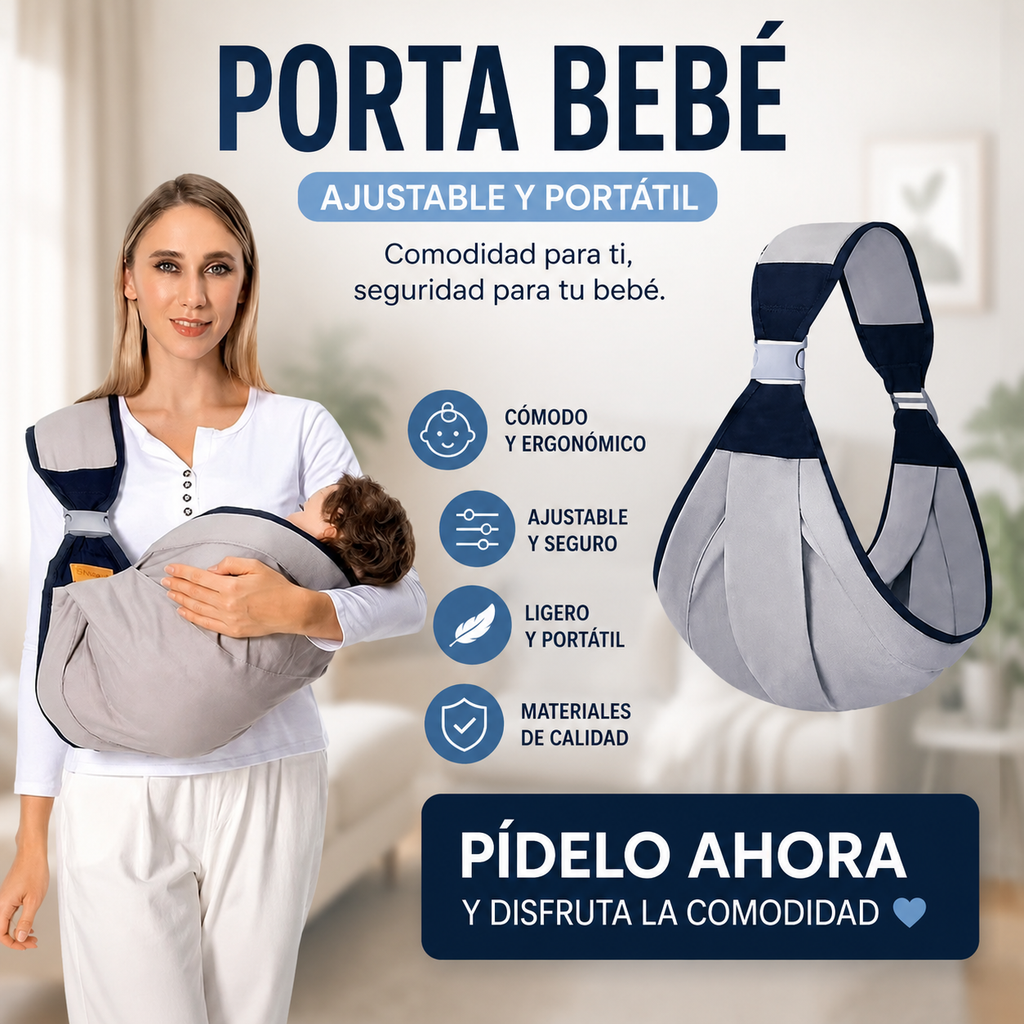 Porta bebes  Portatil Ajustable